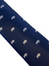 navy mens tie with buffalo design